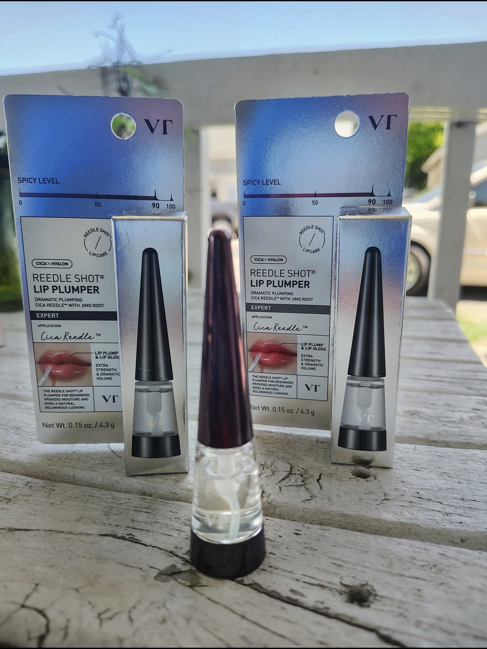 VT Reedle Shot Lip Plumper In Expert (spicy Level) in Clear - Glossy Transparent